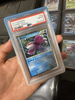Pokemon Kyogre Shiny Holo Rare Call of Legends SL6 2011 PSA 8 !!SWIRL!! - Image 1