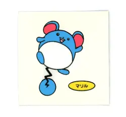 Pokemon - Marill - Japanese - Daiichi Pan - Sticker - Image 1