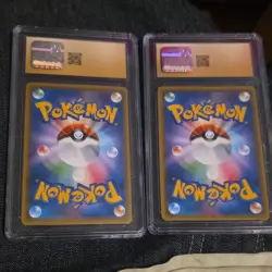 Pokemon CGC Pristine 10 Flareon GX Japanese Holo 2 Cards Eevee GX Starter Set - Image 2