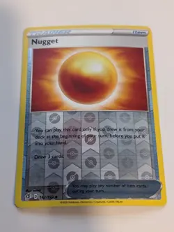 Nugget - 162/192 - Rebel Clash Pokemon Reverse Holo Foil Nice! - Image 1