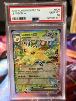 Pokemon TCG Sv: EX Prismatic Evolutions - Leafeon Holo Double Rare Card 006/131 - Image 1