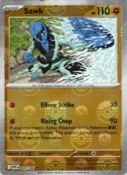 SAWK 049/086 WHITE FLARE POKEMON (POKE BALL, NM) - Image 1