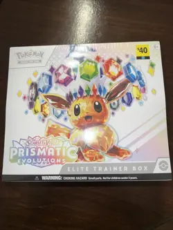 Pokemon TCG Prismatic Evolutions Elite Trainer Box ETB New/small rip In Plastic - Image 1