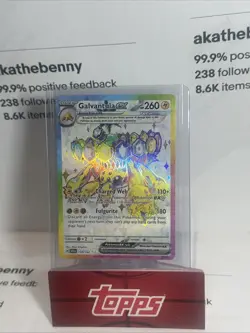 Pokemon Galvantula ex 159/142 Sv07: Stellar Crown Holo - Image 1
