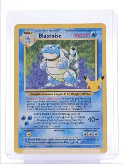 BLASTOISE 2021 POKEMON SWSH CELEBRATIONS CLASSIC COLLECTION RARE 2/102 Q1048 - Image 1