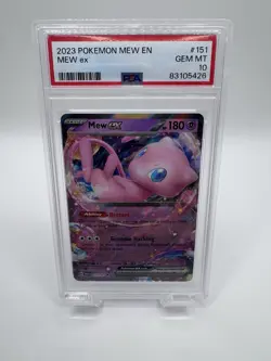 MEW EX 151/165 PSA 10 - 2023 POKEMON MEW EN-151 - Image 1