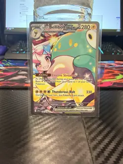 Pokemon TCG Iono's Bellibolt EX 183/159 SV09 Journey Illustration Rare Holo - Image 1
