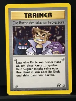 Wizards of the Coast Pokemon Imposter Oak's Revenge Team Rocket German 76/82 - Image 1