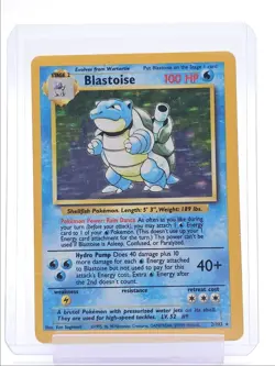 BLASTOISE 1999 POKEMON BASE SET HOLO RARE 2/102 Q1048 - Image 1