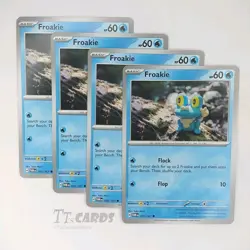 Froakie 056/167 Regular x4 - 4x Playset Pokemon S&V Twilight Masquerade - Image 1