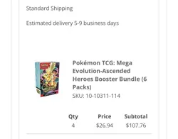 Pokemon Ascended Heroes Booster Bundle LOT OF 3 (PREORDER CONFIRMED) - Image 2