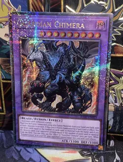 YuGiOh! RA02-EN023 Guardian Chimera : Quarter Century Secret Rare (QCR) - Image 4