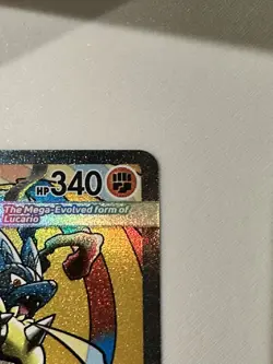 Mega Lucario ex MEP 033 - NM Pokemon Mega Evolution Holo Promo Attack Rare - Image 4