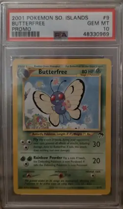 Pokemon 2021 Southern Islands Set Butterfree Promo PSA10 RARE - Image 1