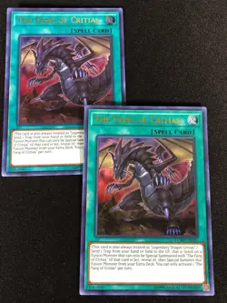 Yugioh The Fang of Critias LCKC-EN037 Ultra x2 (NM) - Image 1