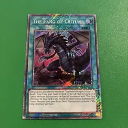 The Fang of Critias - Platinum Secret Rare - RA04-EN255 Yugioh - Image 2