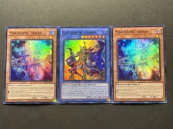 2x Magicians' Souls + ILLusion Of Chaos | Super Rares | NM | 1st Ed | YuGiOh! - Image 1