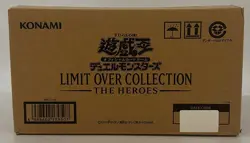 Yu-Gi-Oh! Limit Over Collection The Heroes Sealed Case of 24 Boxes Japanese - Image 1