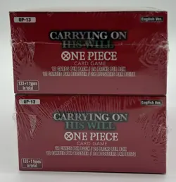 Lot of (2) One Piece TCG OP-13 Carrying On His Will Booster Boxes SEALED NEW - Image 3