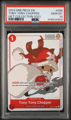 2023 One Piece Gift Collection 2023 Tony Tony Chopper 006 PSA 10 - Image 1