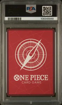 2022 One Piece OP01-Romance Dawn Monkey D. Luffy Alternate Art-Errata 003 PSA 10 - Image 2