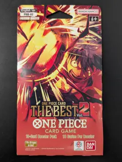 LOT (60) One Piece PRB-02 The Best Vol 2 English Sleeved Booster Packs Sealed - Image 2