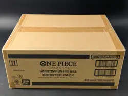 One PIece OP-13 Carrying On His Will English Booster 12-Box Case Sealed - Image 1