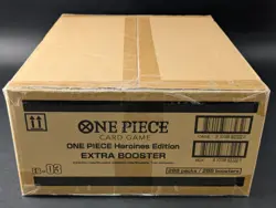 One PIece OP-03 Heroines Edition English Extra Booster 12-Box Case Sealed - Image 2