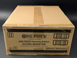 One PIece OP-03 Heroines Edition English Extra Booster 12-Box Case Sealed - Image 4