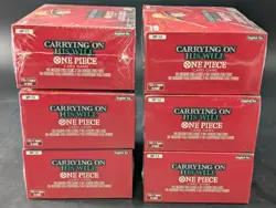 LOT (6) One PIece OP-13 Carrying On His Will English Booster Boxes Sealed - Image 4