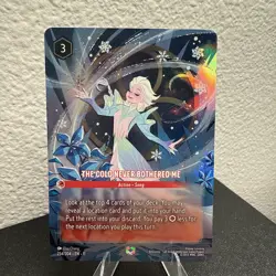 Disney Lorcana - The Cold Never Bothered Me 234/204 Winterspell - Enchanted - NM - Image 2