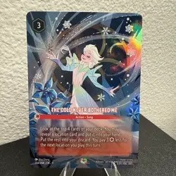 Disney Lorcana - The Cold Never Bothered Me 234/204 Winterspell - Enchanted - NM - Image 3