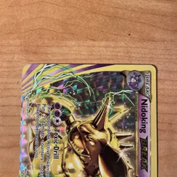 Pokemon TCG Evolutions Holo Card Nidoking Break 46/108 - MP - Image 3