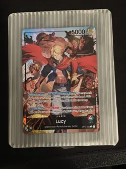 Lucy Alt Art Leader Op-15 Adventure on KAMI's Island - ONE PIECE Card ENGLISH - Image 2