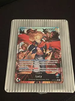 Lucy Alt Art Leader Op-15 Adventure on KAMI's Island - ONE PIECE Card ENGLISH - Image 5