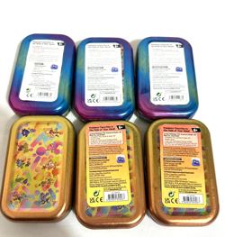 6 POKEMON 151 TCG Trading Card Tins With Energy Symbol Cool Coins & Art Cards - Image 3