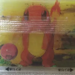 Pokemon Super Change Card Lenticular Card Charmander Unopened - Image 1