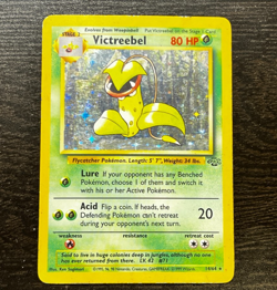 POKEMON TCG - ENGLISH JUNGLE SET VICTREEBEL 14/64 HOLO RARE CARD MP - Image 1