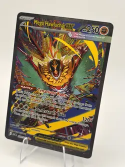 Pokemon Mega Hawlucha EX Full Art Holo 250 HP Card 283/217 Ascended Heroes - Image 4