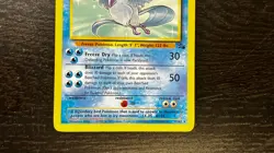 POKEMON TCG - ENGLISH FOSSIL SET ARTICUNO 17/62 NON HOLO RARE CARD LP MP - Image 3