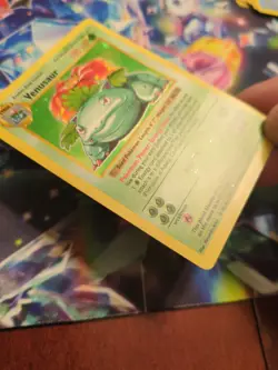 1999 Pokemon TCG Venusaur Holo Rare Shadowless Card 15/102 Base Set - Image 4