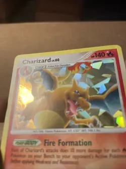 Charizard 1/99 Arceus Cracked Ice Holo Card HOLO BLEED ERROR Lightly Played LP - Image 2