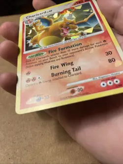 Charizard 1/99 Arceus Cracked Ice Holo Card HOLO BLEED ERROR Lightly Played LP - Image 3