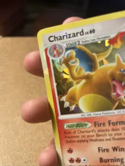 Charizard 1/99 Arceus Cracked Ice Holo Card HOLO BLEED ERROR Lightly Played LP - Image 4