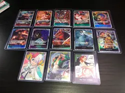 English OP02 (COMPLETE SET 122 CARDS NM) One Piece Paramount War CCG LOT Holo - Image 2