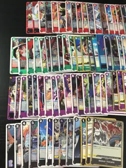 English OP02 (COMPLETE SET 122 CARDS NM) One Piece Paramount War CCG LOT Holo - Image 4