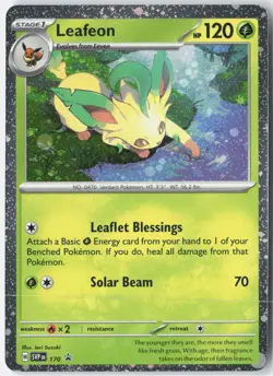 Leafeon - (Cosmos Holo) Holo Promo SV: Scarlet & Violet Promo Cards 170 NM - Image 1