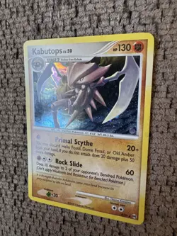 2009 Pokemon Platinum Arceus 4/99 Kabutops Holo LP Rare Card Vintage collection - Image 2