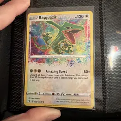 Pokemon TCG Rayquaza Vivid Voltage Holo Rare Card 138/185 - Image 2