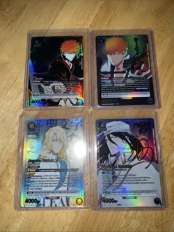 4 2 Star Signature Union Arena Bleach English Cards NM - Image 1